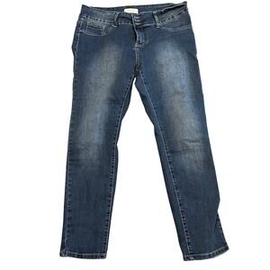 White Mark Denim Collection Women's Classic Jeans Size 18 Flattering Fit